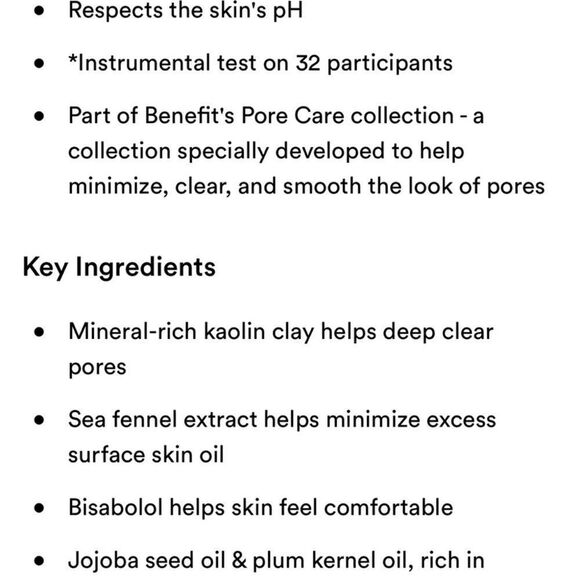 $7🌟 Benefit The POREfessional Deep Retreat Pore-Clearing Clay Mask - Picture 6 of 9